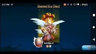 OPENNING A DOOMED ERA CHEST AND GETTING ARCH DUKE IN MONSTER LEGENDS