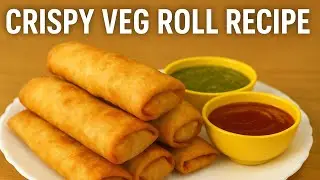 Winter Special veg spring roll Recipe | Rolls | Perfect Street Style Recipe |Veg Crispy RollRecipes