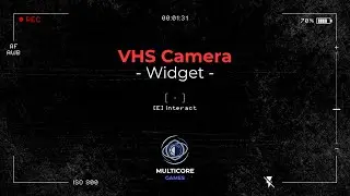 VHS Camera - Widget | Unreal Engine Assets