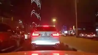 City walk to Burjuman Mall Time lapse