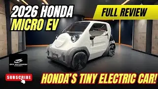 Концепт Honda Micro EV 2026 года &mdash; предварительный обзор ультракомпактного городского электромобиля!