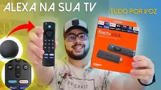 Novo Fire TV Stick - Agora sim! Controle totalmente sua TV com a Alexa! (Tv Box da Amazon) Unboxing