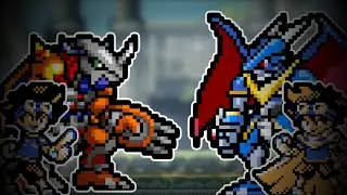 WarGreymon (Tai anime) vs UlforceVeedramon (Tai mang&aacute;)