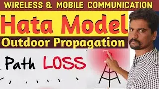 Hata Path Loss Model Explained | Wireless Coverage in Urban & Rural Areas | CMC | WMC