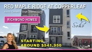 Aurora CO I Copperleaf I Richmond Homes I Soho I 1,710 SF I 2-3 Bed I 2.5 Bath I Rooftop Patio
