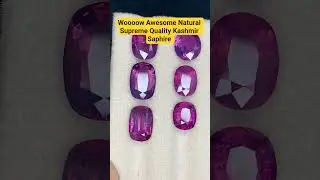 Woooow Awesome Natural Supreme Quality Kashmir Sapphire #Shorts