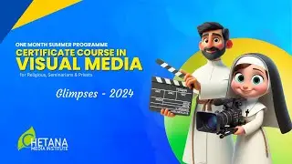 Glimpses from the  Visual Media Certiticate Course, for Religious, Priests & seminarians, April 2024