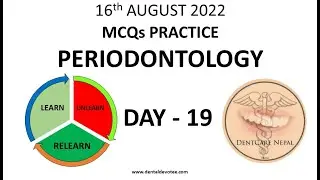 Important Periodontology MCQs - Daily Dental MCQs - Day 19