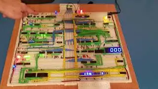 Running Demo - (Ben Eater 8-bit Computer) SAP-1