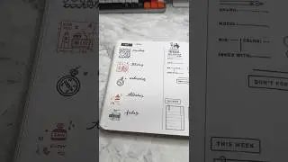 Using Paper Die Cuts in my Bullet Journal