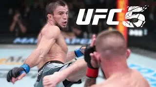 Umar Nurmagomedov's Signature Question Mark Kick Cracks Chito Vera' Chin in a Comeback Win on UFC 5!
