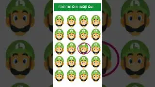 How GOOD are your EYES? | Find the Odd Emoji Out in 10 Seconds! | odd1out#9 shortsemoji #shortsvideo