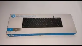 HP K300 Wired USB Gaming keyboard unboxing | Technical Unboxing