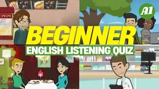 Quiz 6 to 10 | A1 Beginner English Listening Quiz