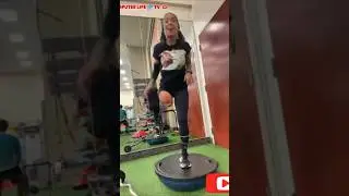 Amputee one-legged standing fitness #limbloss