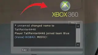 How to use text chat on TF2 Xbox 360