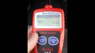 Maxiscan ms309. Error