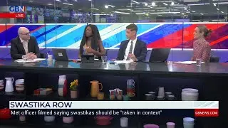 Swastika row