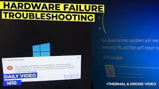 Computer Repair Day, Solid State Drive Failure, Reinstall Windows 10