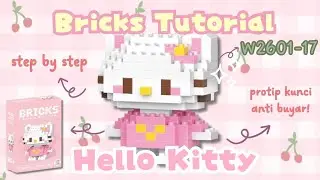 HOW TO BUILD PINK HELLO KITTY MINI LEGO W2601-17 | Bricks Tutorial (Bahasa Indonesia)