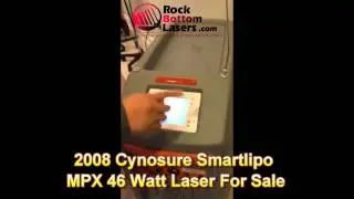 2008 Cynosure Smartlipo MPX 46 Watt Laser For Sale