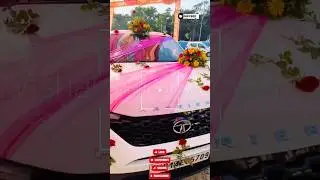 new wedding car decoration||wedding decoration||#wedding #weddingcar #decoration #decor #ytshorts