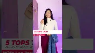 5 Tops That Elevate a Wide Leg Jeans! ✨&hearts;️ #fashioninfluencers #curvyjeans #widelegjeans