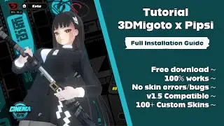 Pipsi x 3DMigoto : Full Tutorial on How to Use Pipsi with Skin Mods!!