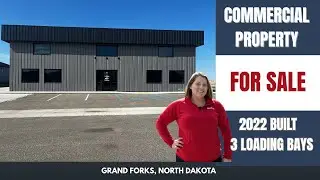 Tour This 2022-Built Commercial Shop | High-Visibility Location in Grand Forks, ND