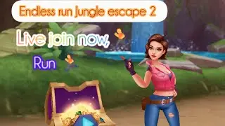 endless run Jungle escape 2 game video watching now 🏃 gamelove #live #gane #run