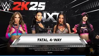 WWE2K25- Jaida Parker 🍷vs Lola Vice💃 vs Tatum Paxley 👣 vs Jacy Jayne 🌋