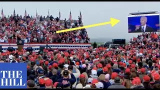 WATCH: Trump plays SCORCHING video of Joe Biden at Pennsylvania rally