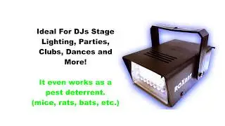 ROXANT MINI STROBE - party light and pest deterrent