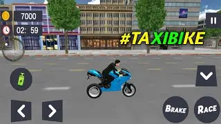 Bike TAXI Sim 2021 | Taxi BIKE Simulator Passenger Transport (Best Games For Android 2021/Offline)