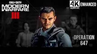 Modern Warfare III : Operation 627 / Precious Cargo / Reactor | 4K 60FPS No Commentary