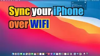 Как синхронизировать iPhone с Mac по Wi-Fi