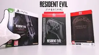 Unboxing RESIDENT EVIL 9 REQUIEM (PS5, Switch 2, Pro Controller) + Fortnite skin