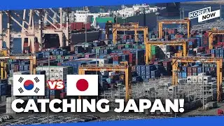 S.Korean exports on track to match those of old rival Japan this year!