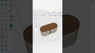 #sketchup_core Easy Tuck in Pouf and Coffee Table  #sketchup