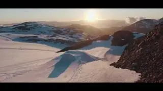Fonna Glacier Ski Resort in Jondal, Hardanger (NORWAY)