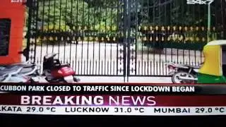 NDTV covers Cubbon Park Traffic Issue