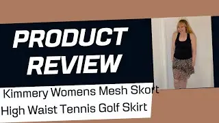 Kimmery Womens Mesh Skort High Waist Tennis Golf Skirt REVIEW!