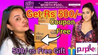 Purplle ₹500/- Free Shopping 😱🤯 || Purplle i Heart Beauty Sale 2023 💜|| Purplle 500 Off Coupon Game