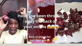 Onions for hair growth #haircare #hairgrowth #onion #garlic #ginger #hairhealth #hairhealth #4chair