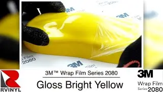 3M&trade; Wrap Film Series 2080 - Gloss Bright Yellow G15 Vinyl