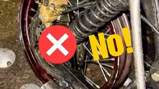 NO! ❌Le COLOQUEN FRENO de DISCO a la AKT NKD125😬🏍️💥