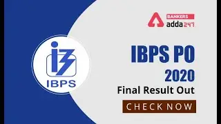 IBPS PO 2020-21 Final Result Out | Check Now |  Cut Off and Revised Vacancies | Congratulations