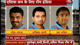 Raina out, Pujara in for Asia Cup
