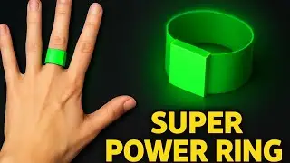 SUPER POWER PAPER RING 🔥 Easy Magic Trick You Can Make!
