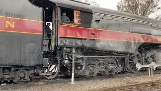 Norfolk & Western Class J #611 Nathan 4000 Automatic Restarting Live Steam Injector Operation